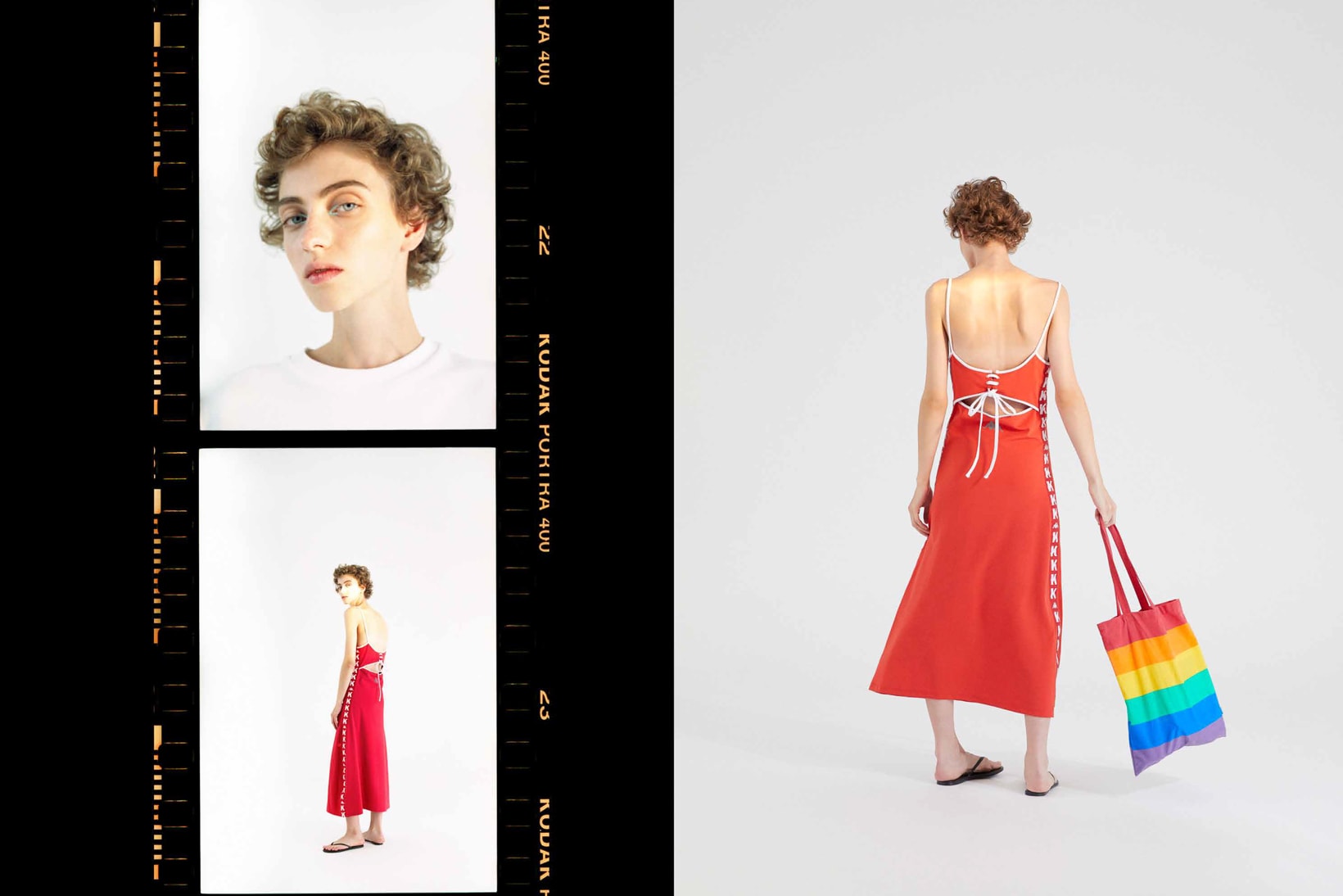 Kappa Kontroll Spring Summer 2019 Collection Lookbook Dress Red Shirt White