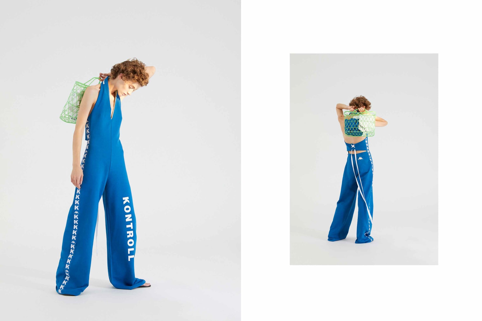 Kappa Kontroll Spring Summer 2019 Collection Lookbook Jumpsuit Blue