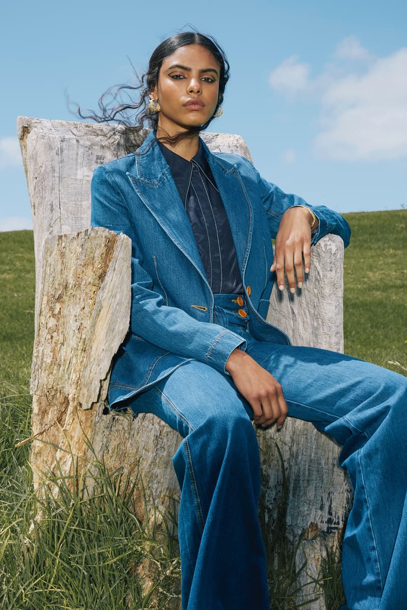 Karen Walker Fall Winter 2019 Lookbook Blazer Pants Blue