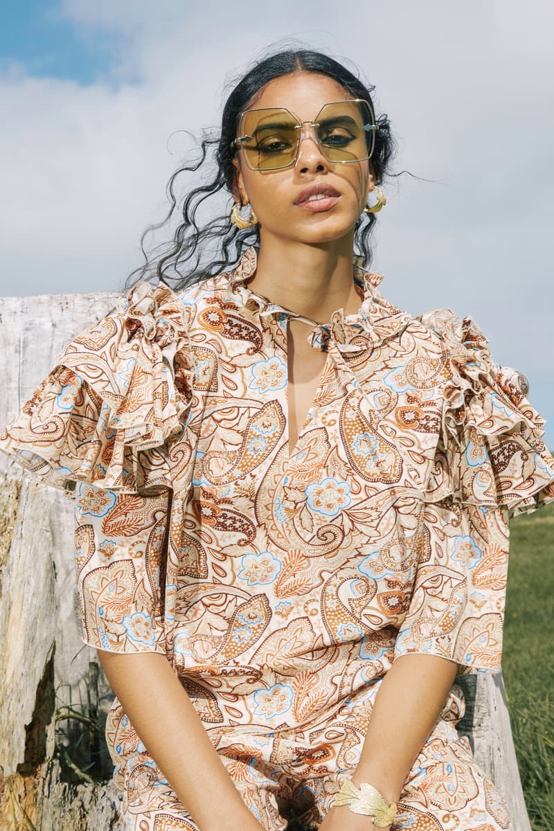 Karen Walker Fall Winter 2019 Lookbook Top Tan