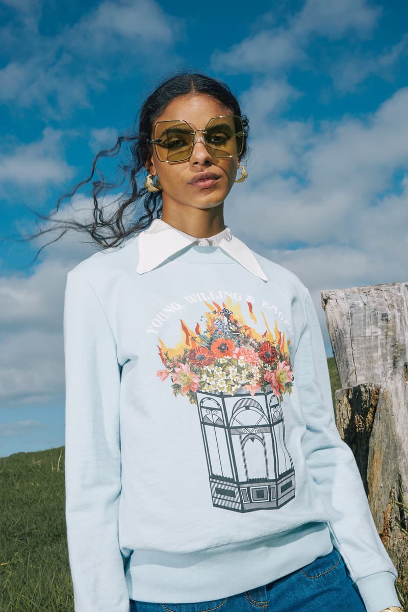 Karen Walker Fall Winter 2019 Lookbook Sweater Blue