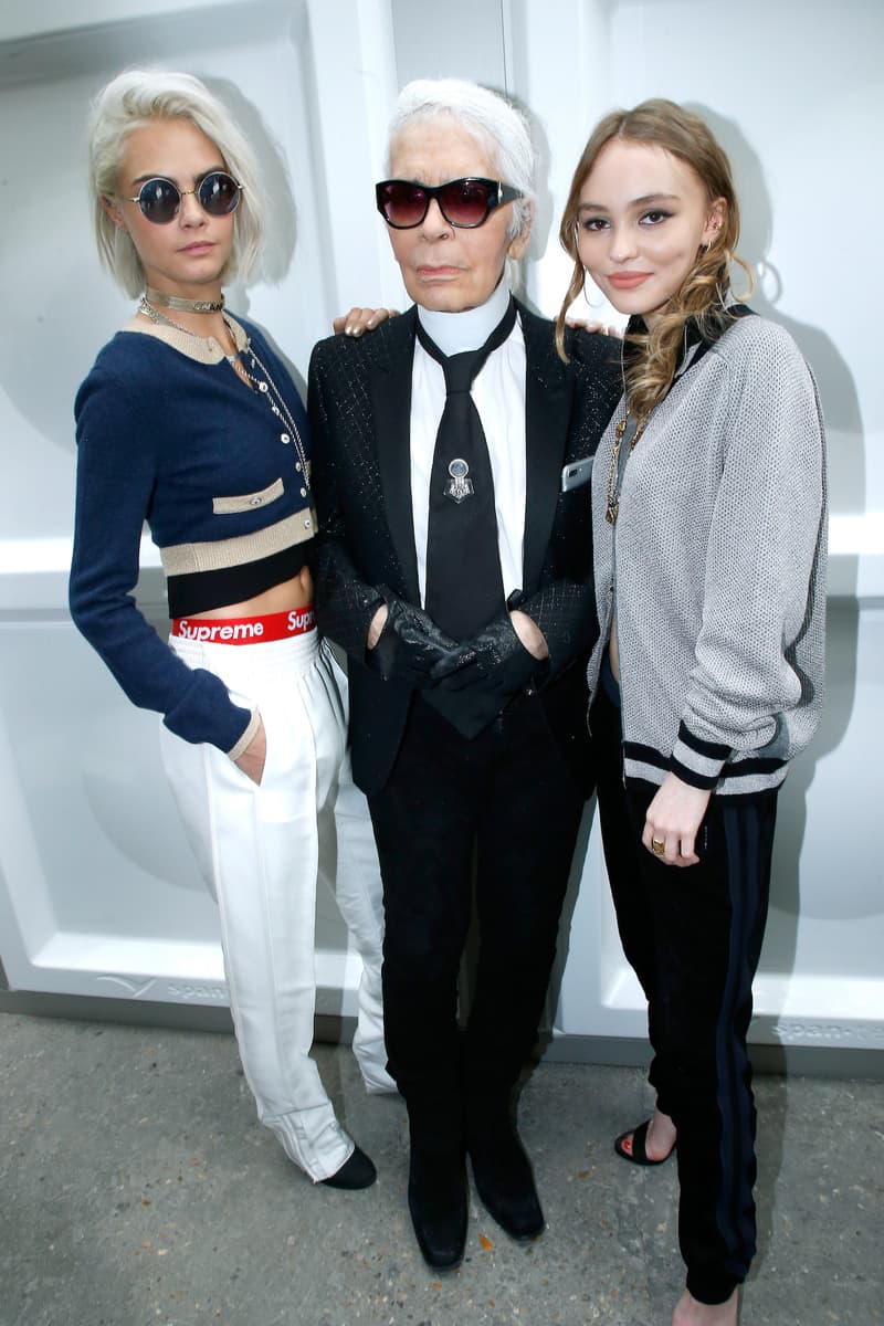 Celebrities Mourn The Loss of Karl Lagerfeld Fashion Homage Instagram Post Dedication Kendall Jenner Cara Delevingne Naomi Campbell Kim Kardashian Kris Jenner Anna Wintour Edward Enninful Lily-Rose Depp Kim Jones