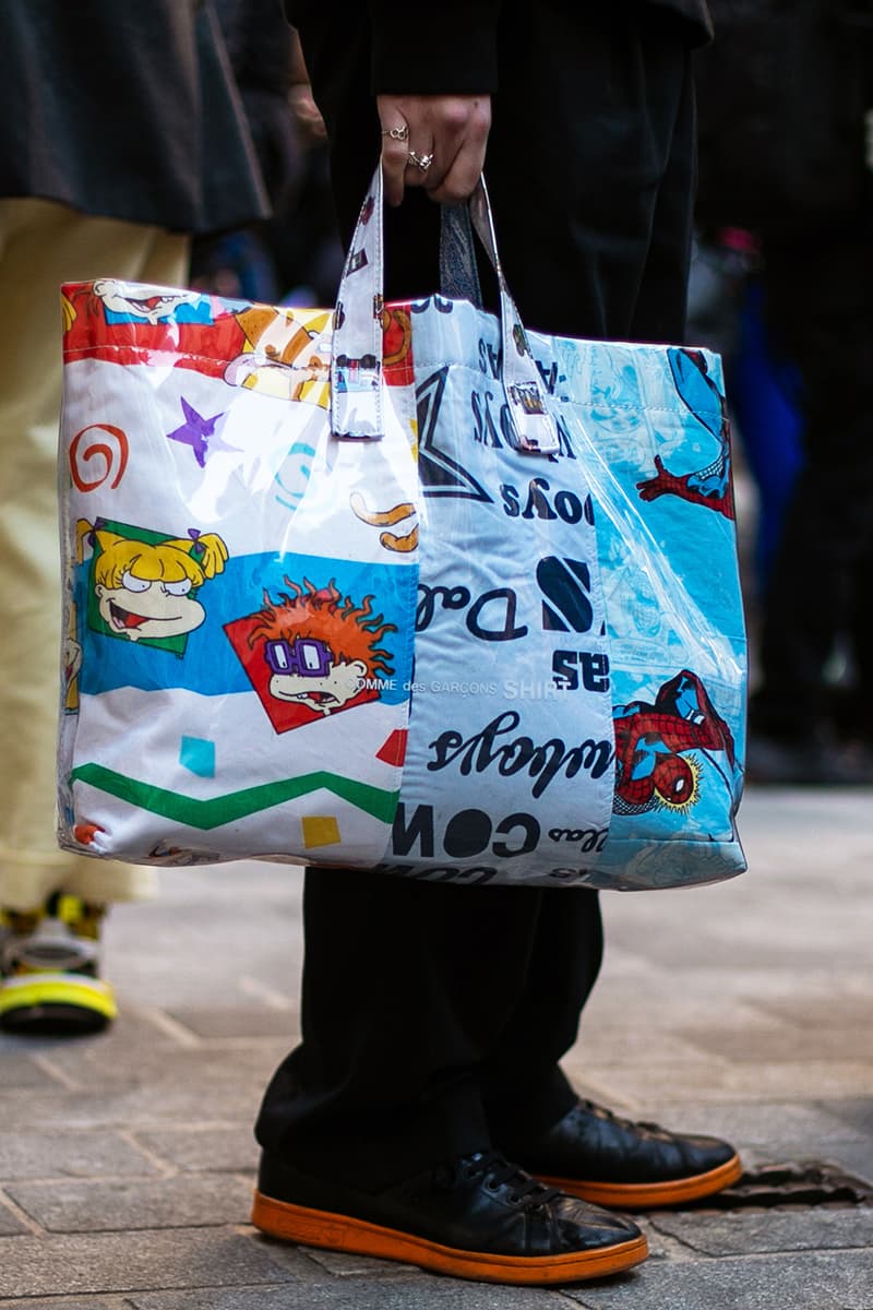 london fashion week fall winter 2019 fw19 street style streetsnaps gucci balenciaga jacquemus fendi vans raf simons