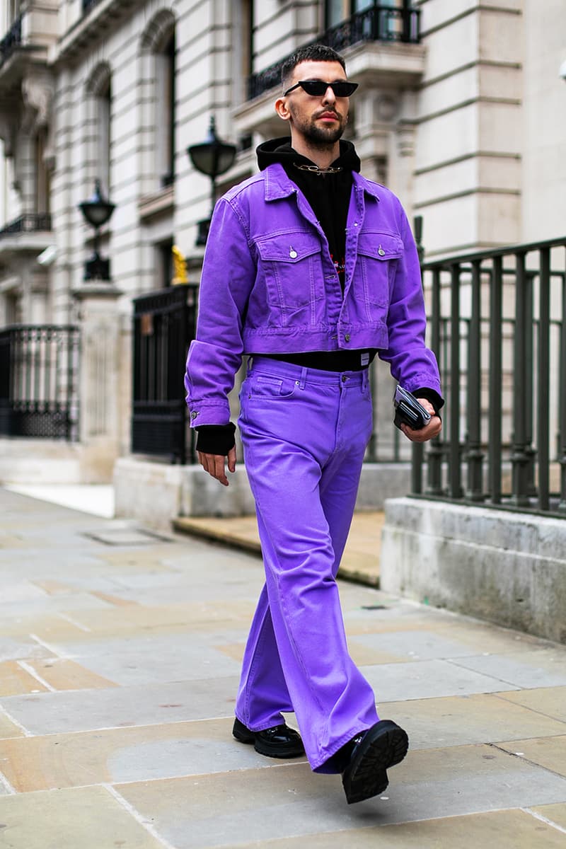 london fashion week fall winter 2019 fw19 street style streetsnaps gucci balenciaga jacquemus fendi vans raf simons