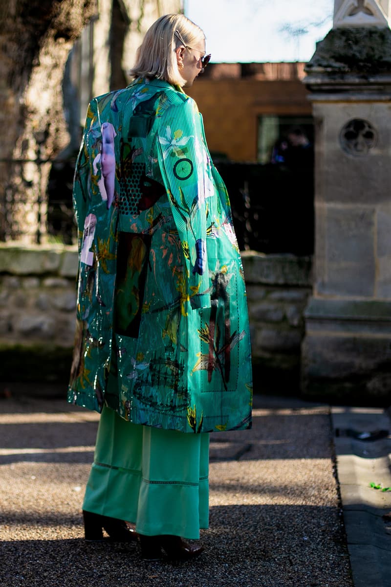 london fashion week fall winter 2019 fw19 street style streetsnaps gucci balenciaga jacquemus fendi vans raf simons