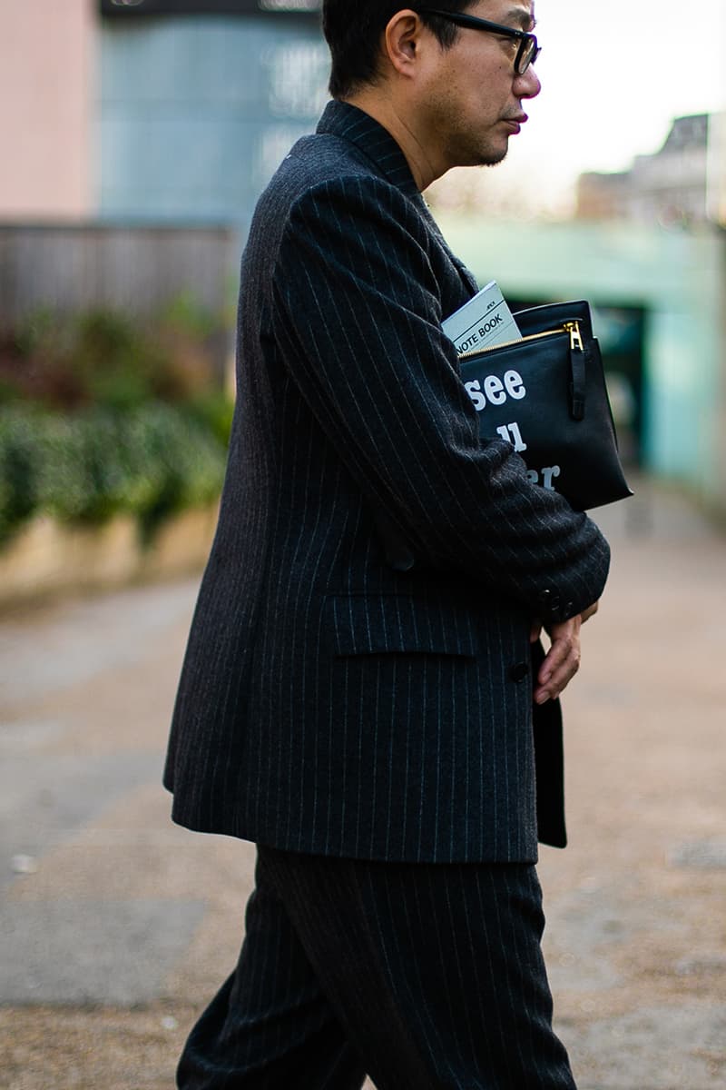 london fashion week fall winter 2019 fw19 street style streetsnaps gucci balenciaga jacquemus fendi vans raf simons