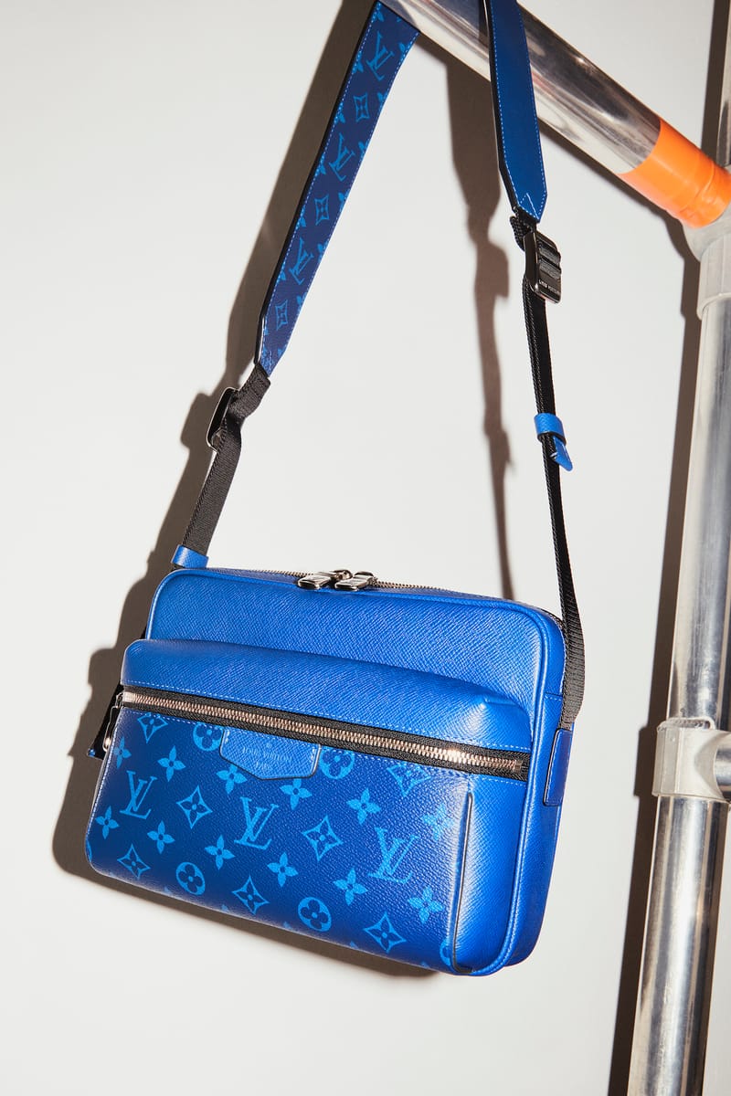 louis vuitton blue monogram bag