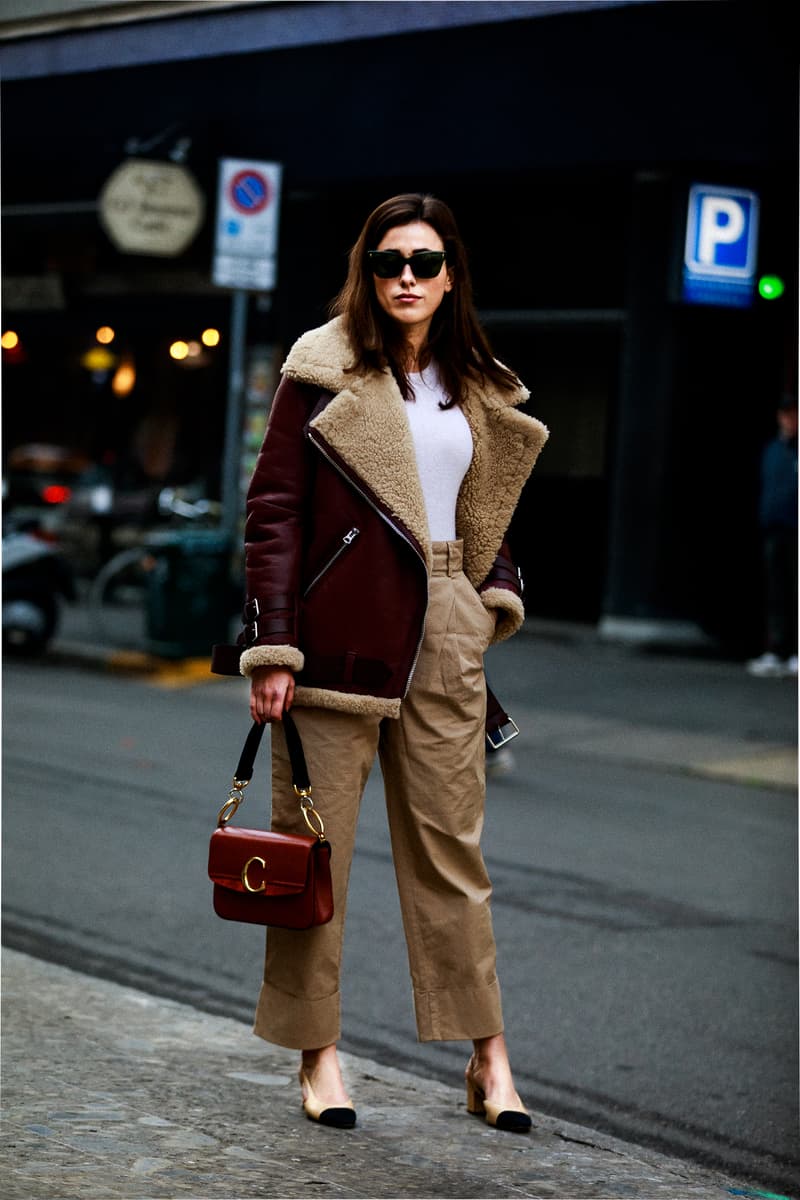 Milan Fashion Week Fall/Winter 19 Street Style Streetsnaps Looks FW19 MFW Chanel Gucci Fendi Vetements