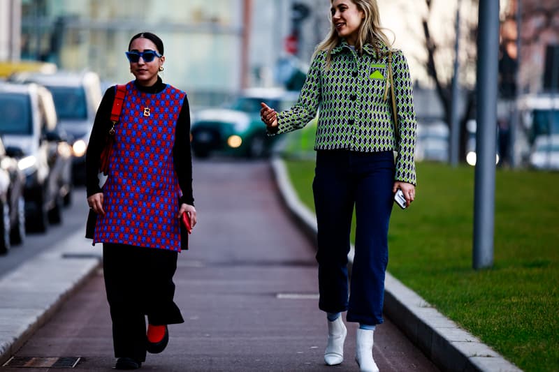 Milan Fashion Week Fall/Winter 19 Street Style Streetsnaps Looks FW19 MFW Chanel Gucci Fendi Vetements