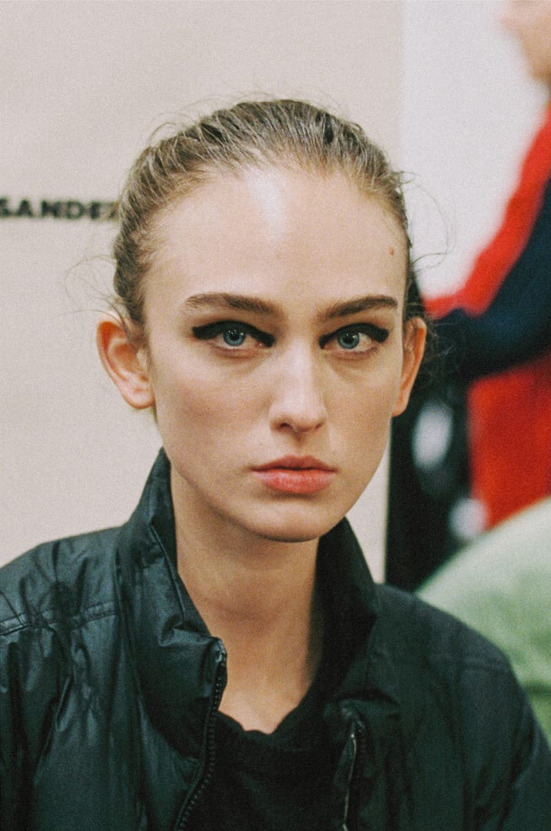 Milan Fashion Week FW19 Backstage Photo Series Jonathon Smith Jil Sander Model