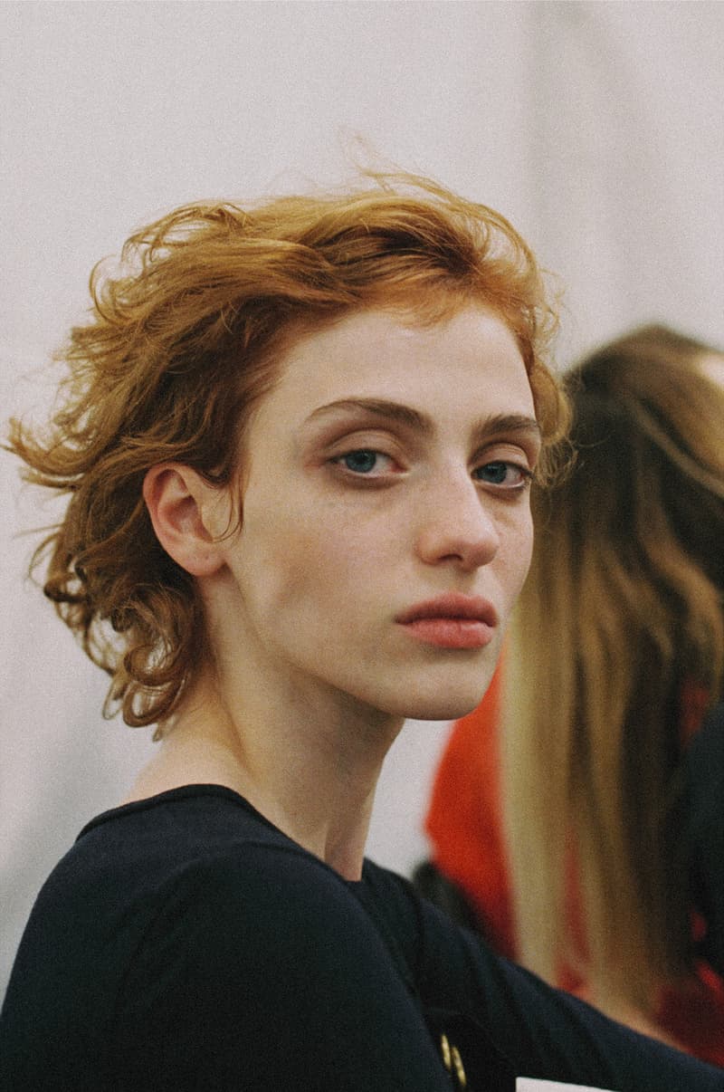 Milan Fashion Week FW19 Backstage Photo Series Jonathon Smith Jil Sander Model