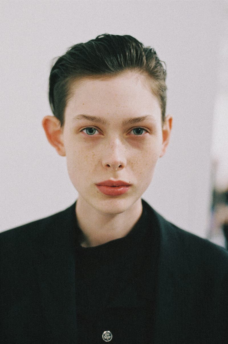 Milan Fashion Week FW19 Backstage Photo Series Jonathon Smith Jil Sander Model