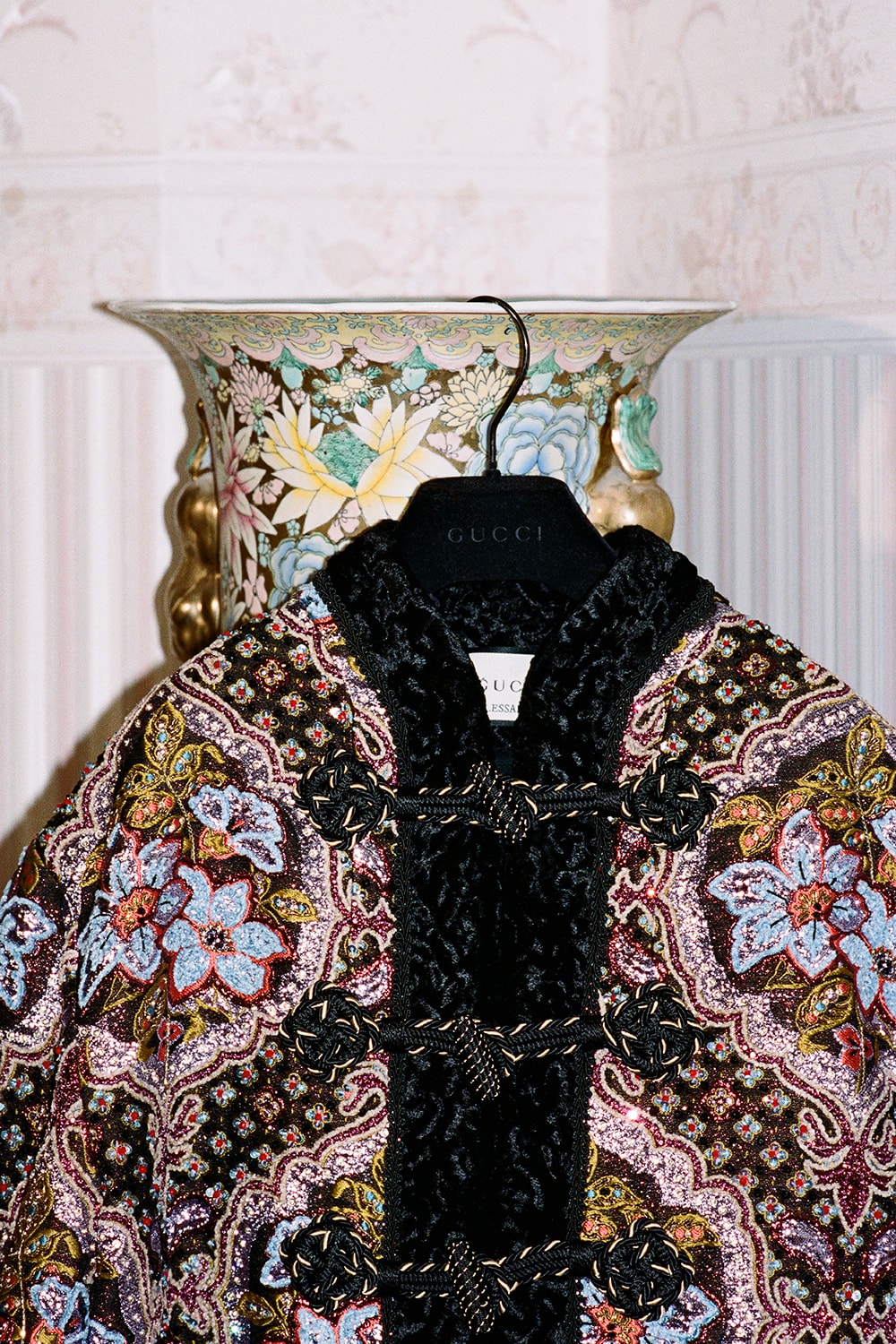 mytheresa.com International Women's Day Auction Gucci Coat Black