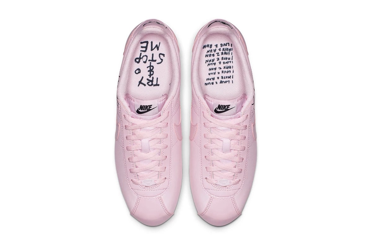 Nathan Bell and Nike Release A New Cortez Capsule Sneaker Pink White Iteration