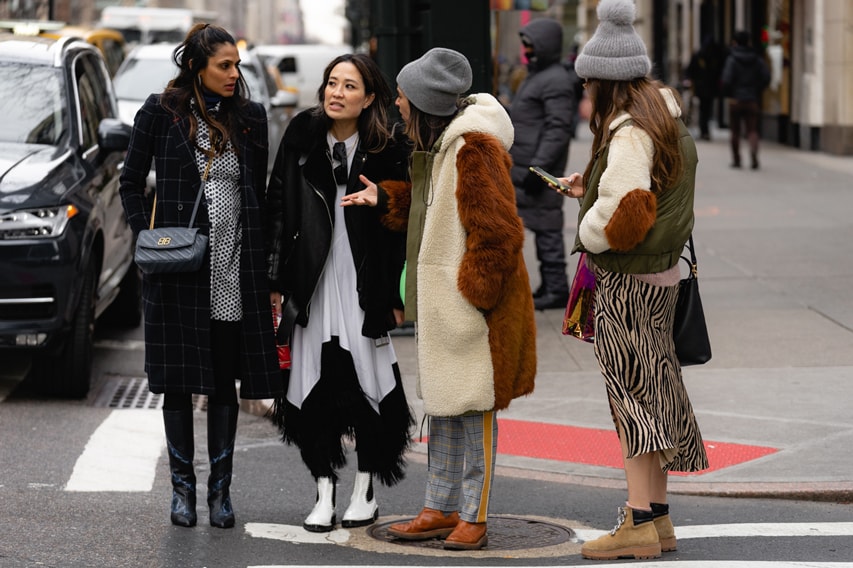 New York Fashion Week Fall Winter 2019 Street Style Snaps Coats Brown Black