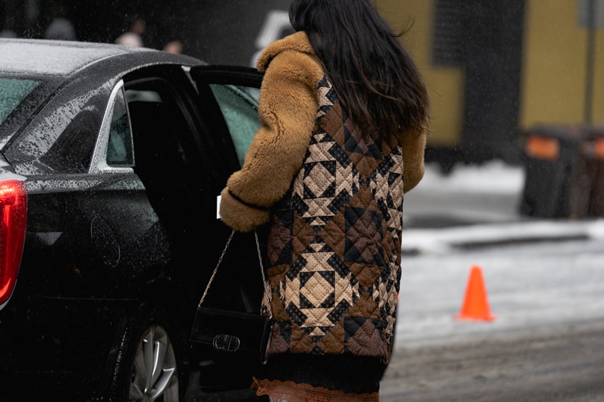 New York Fashion Week Fall Winter 2019 Street Style Snaps Coat Brown