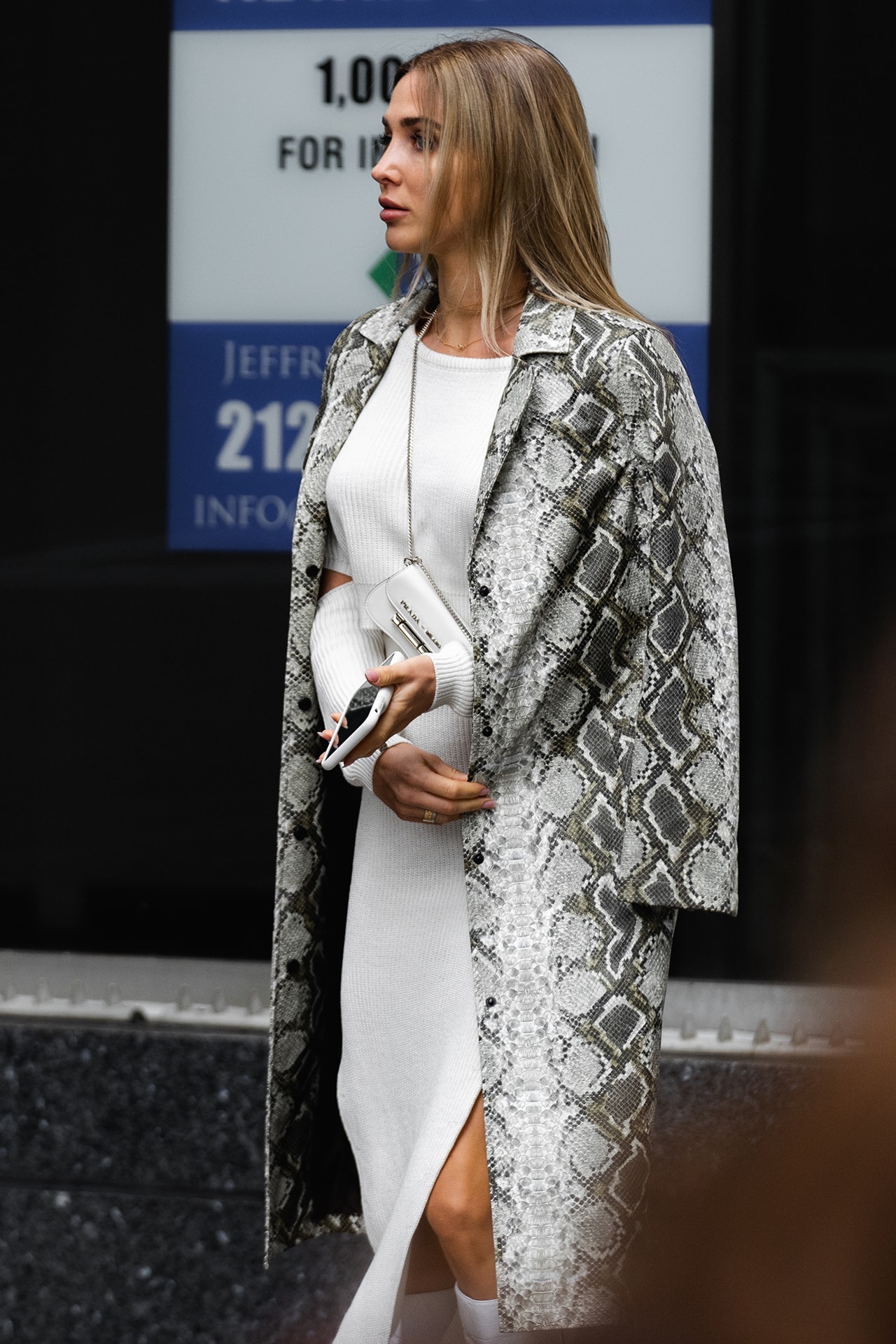 new york fashion week nyfw fall winter 2019 fw19 street style bloggers influencers white dress