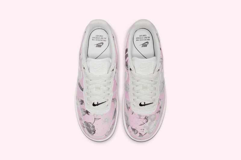 nike air force pink rose