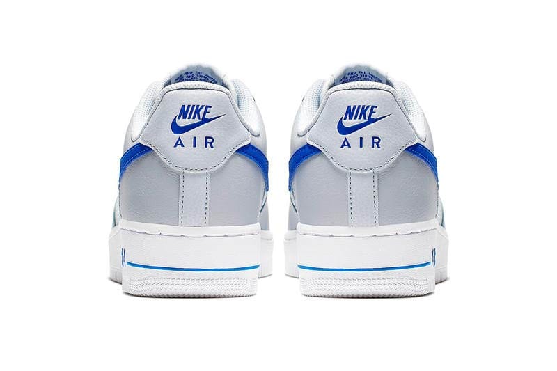 grey and blue nike air force 1