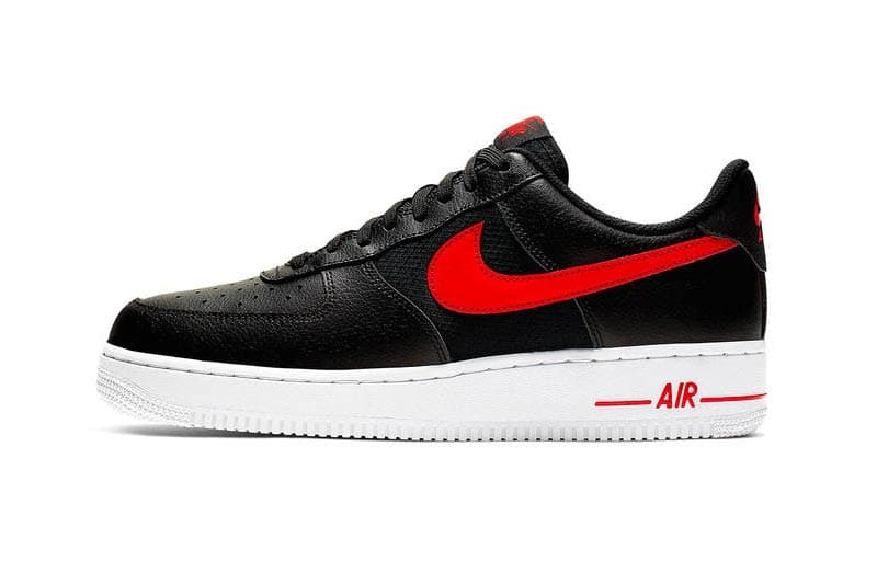 Nike Air Force 1 Mesh Leather Volt Grey Blue Black Red