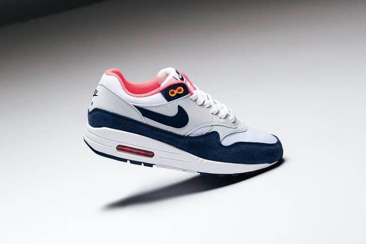Nike Air Max 1 Air Max 97 "Laser Orange" Pack Fashion Feature Sneaker Boutique Navy Blue Grey Air Max Day