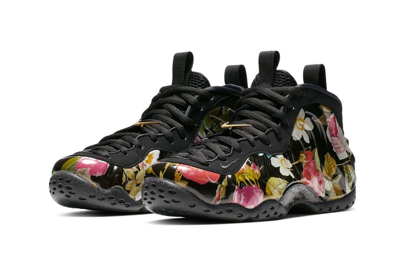 Nike All Star Weekend Floral Pack Foamposite One Black