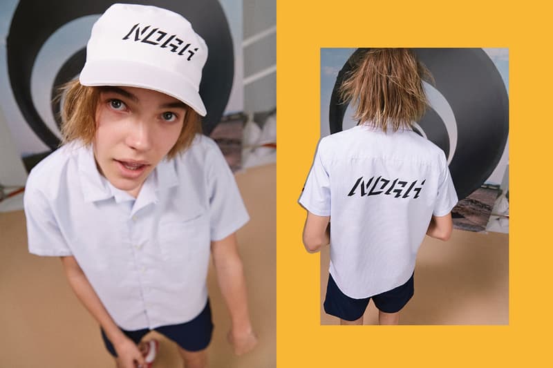 NOAH Spring Summer 2019 Lookbook Shirt Hat White