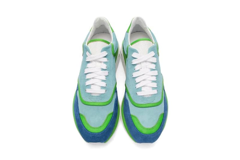 Off White Jogger Sneaker Blue Green
