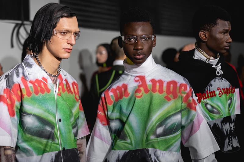 Palm Angels Fall Winter 2019 FW19 NYFW New York Fashion Week Runway Show Backstage Safety Glasses