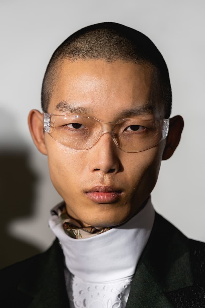 Palm Angels Fall Winter 2019 FW19 NYFW New York Fashion Week Runway Show Backstage Clear Glasses Safety