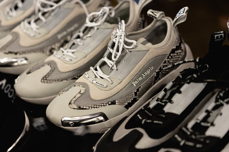 Palm Angels Fall Winter 2019 FW19 NYFW New York Fashion Week Runway Show Backstage Sneakers White Silver Black