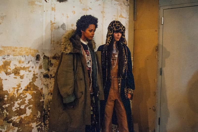 Backstage at R13's FW19 New York Fashion Week Show Kaia Gerber Adesuwa Aighewi Fall Winter 2019 Fashion Show Runway BTS Behind The Scenes Collection