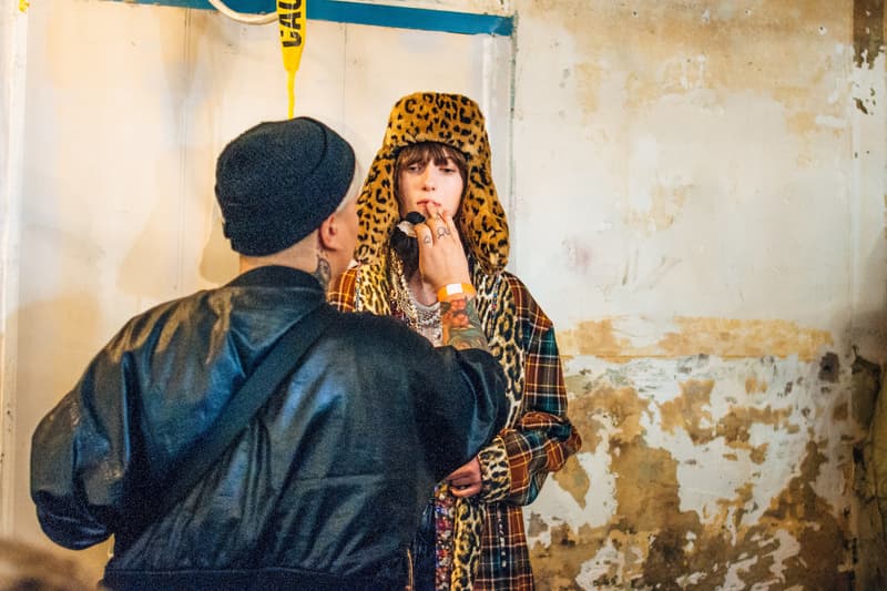 Backstage at R13's FW19 New York Fashion Week Show Kaia Gerber Adesuwa Aighewi Fall Winter 2019 Fashion Show Runway BTS Behind The Scenes Collection