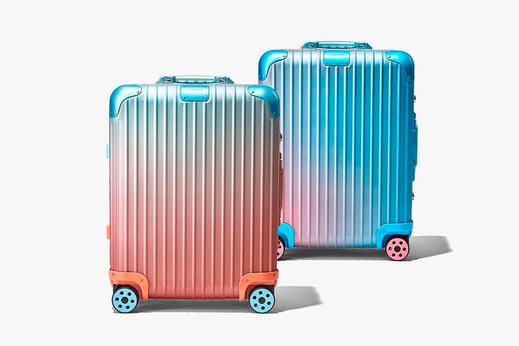 RIMOWA Paints Sunset Colors on Suitcases for Alex Israel Collaboration