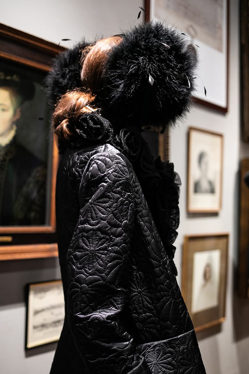 Backstage at Ryan Lo's Fall/Winter 2019 Show at London Fashion Week Stephen Jones Collaboration Behind The Scenes Runway Backstage Shots Exclusive LFW FW19
