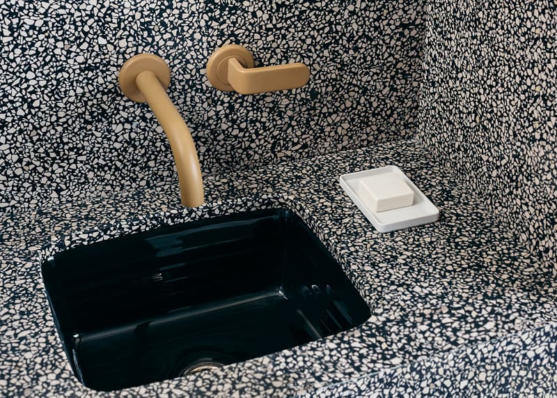 Sister City Hotel Atelier Ace New York City Room Interior Design Minimalist Bathroom Sink