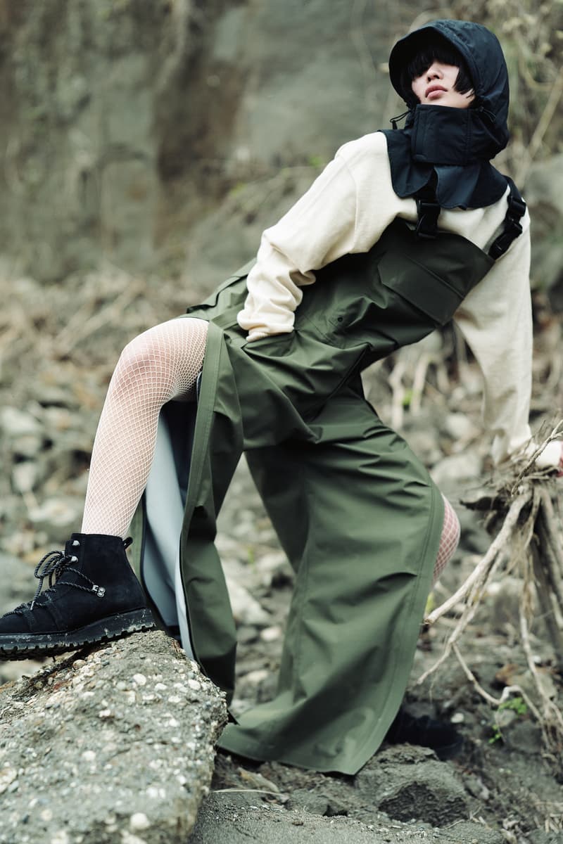 Snow Peak Fall Winter 2019 Collection Lookbook Overalls Green
