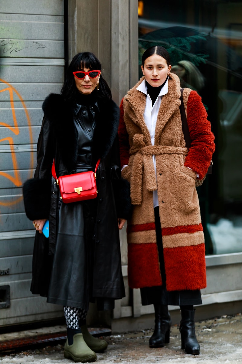 stockholm fashion week street style blogger influencer fur coat celine green boots