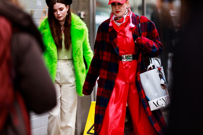 stockholm fashion week street style blogger influencer acne studios bag