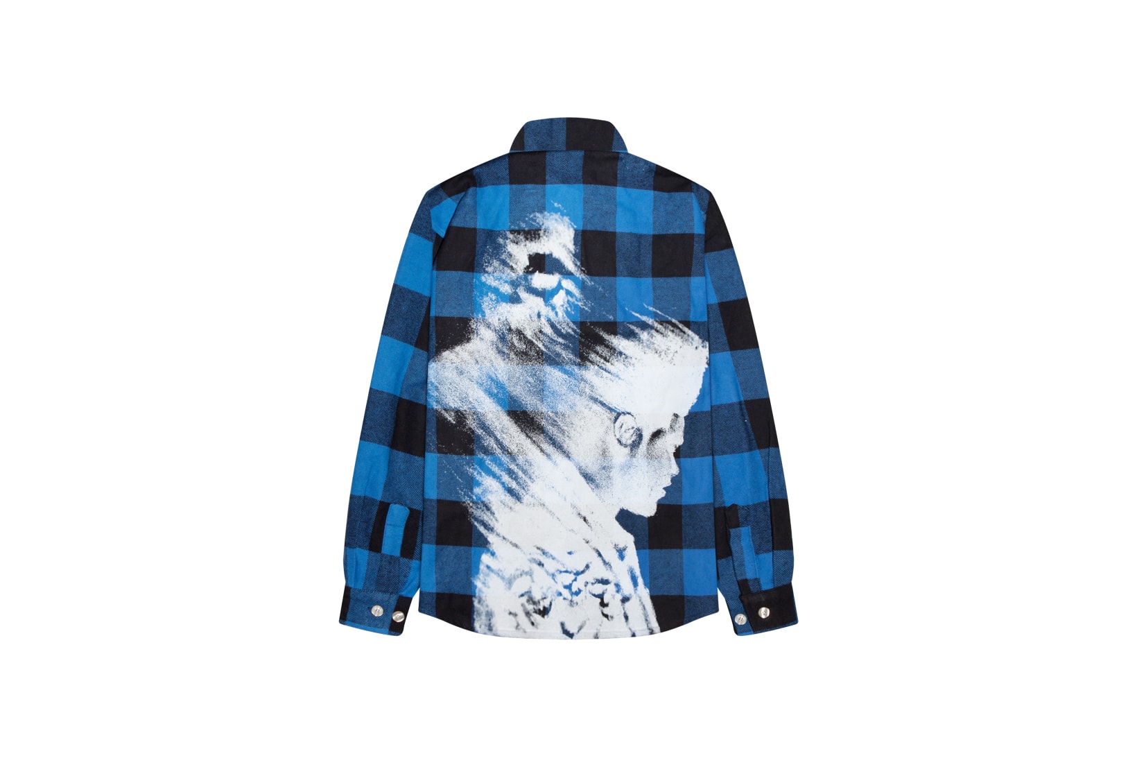 The Weeknd On Thursday Merch Collection Fan Collaboration Flannel Shirt Blue