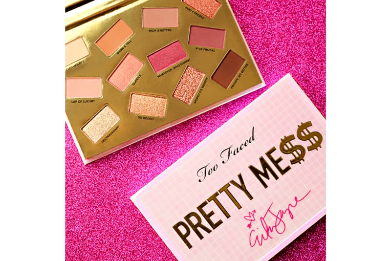 Too Faced "Pretty Mess" Makeup Collection Erika Jayne Real Housewives of Beverly Hills Beauty Range Cosmetics Lip Plumper Lip Injection Eyeshadow Palette Release