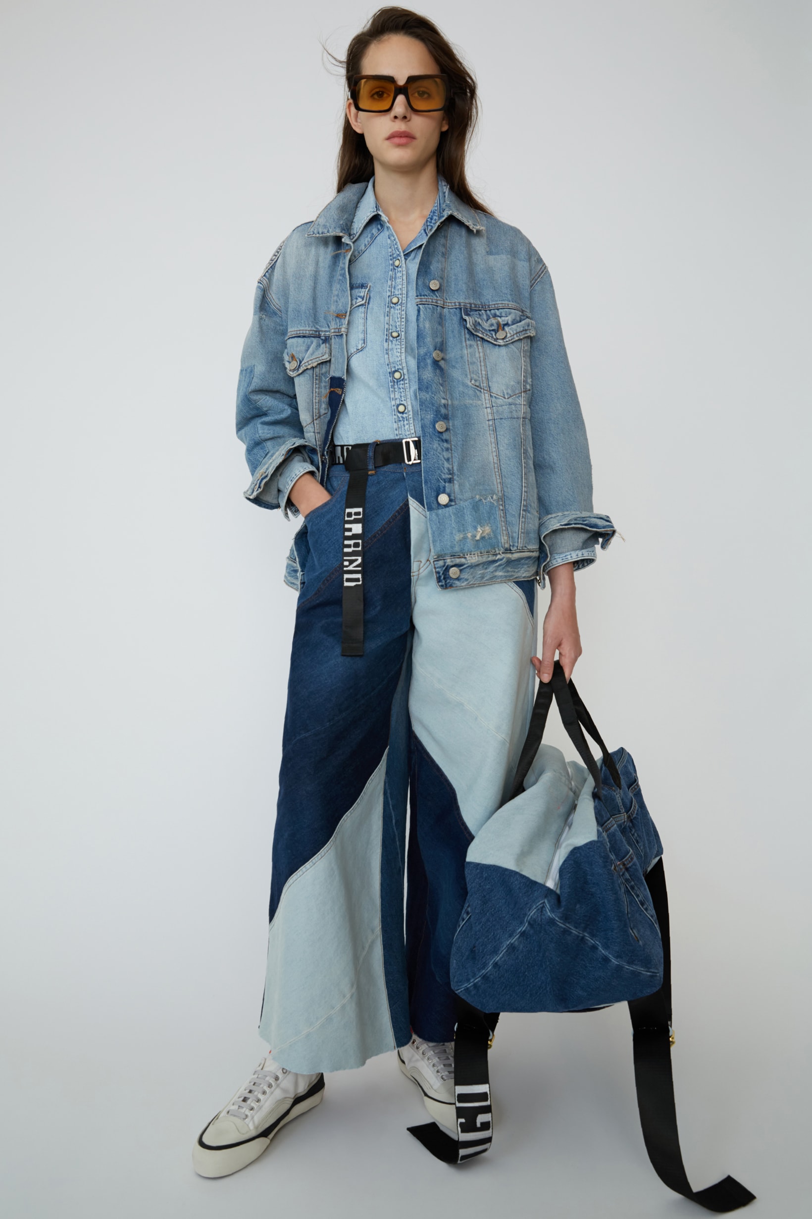 Acne Studios Spring Summer 2019 Denim Collection Jacket Jeans Bag Blue