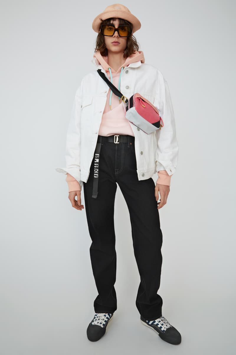 Acne Studios Spring Summer 2019 Denim Collection Shirt Pink Jeans Black