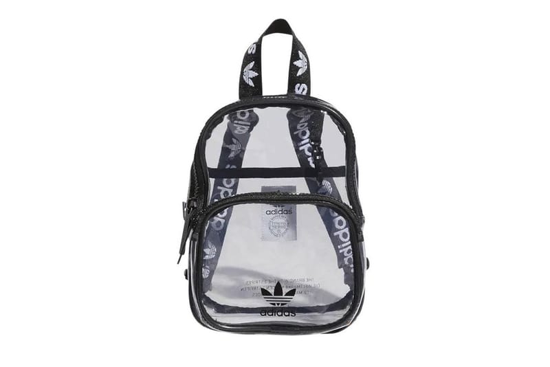 clear mini adidas backpack