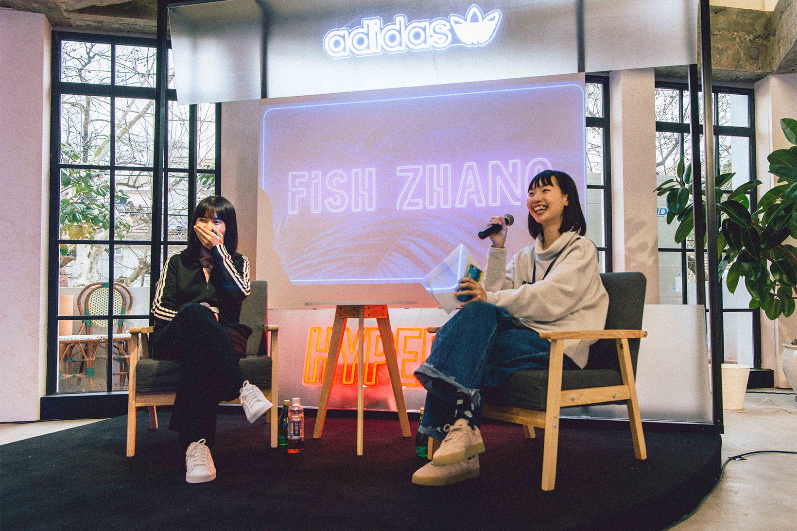 adidas originals sleek hypersleek shanghai popup recap china komi wednesday campanella fish zhang stars xu