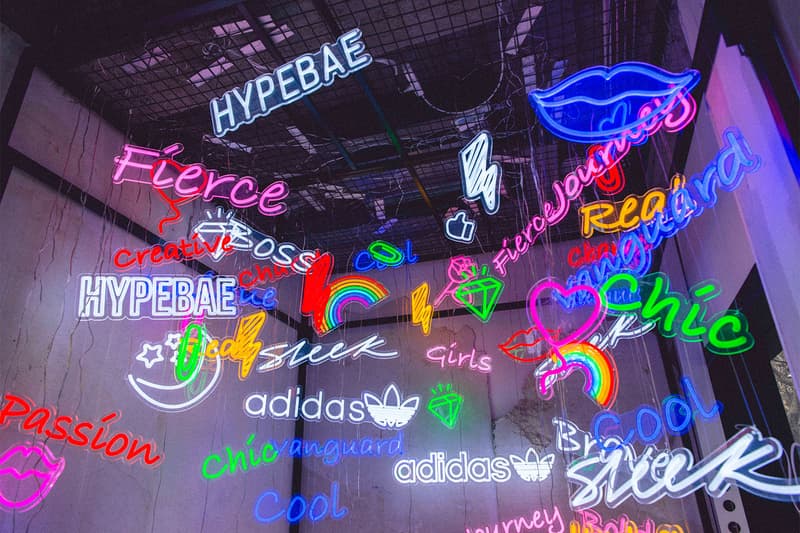 adidas originals sleek hypersleek shanghai popup recap china komi wednesday campanella fish zhang stars xu
