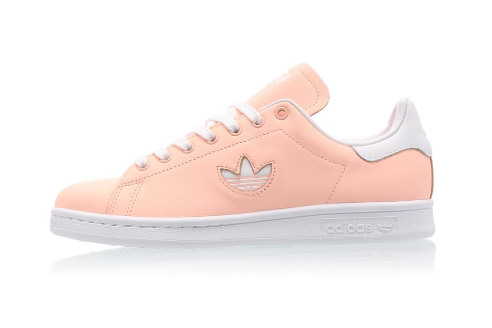 adidas originals stan smith trefoil pack pastel minimalist clear orange easy yellow black white