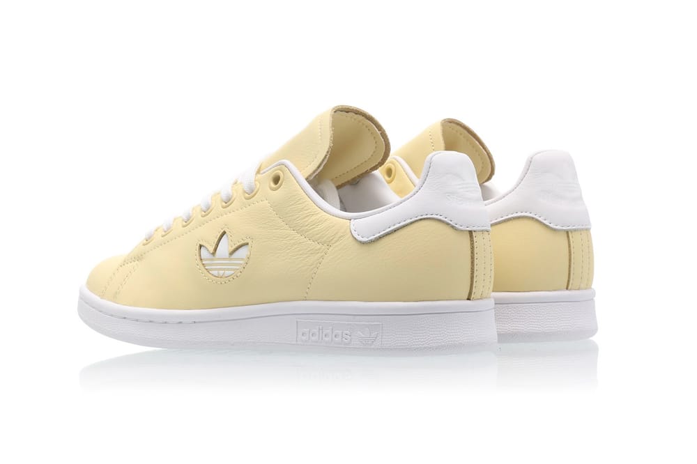 adidas originals stan smith trefoil pack pastel minimalist clear orange easy yellow black white