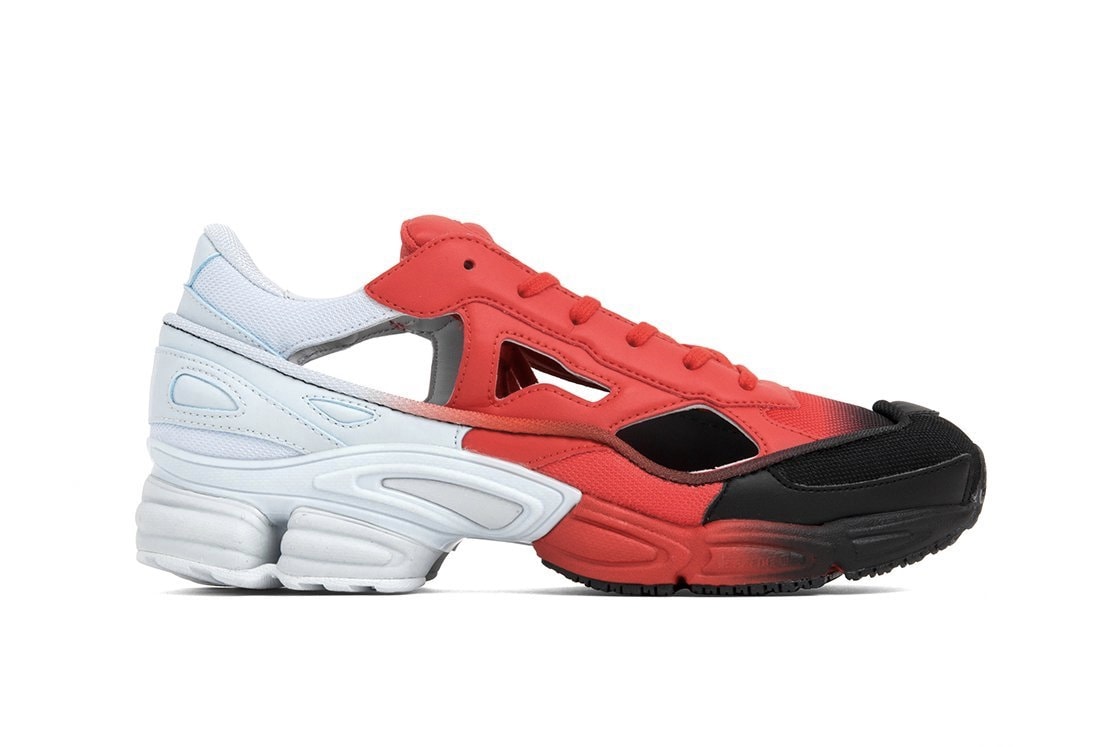 adidas x Raf Simons Replicant Ozweego Spring Drop Colorways Sneaker Shoe Release Green Red Black White