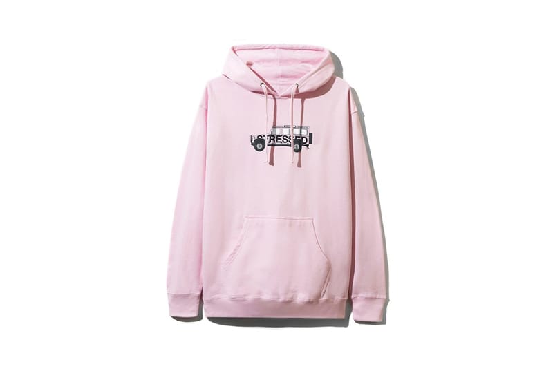 anti social social club pink hoodie real